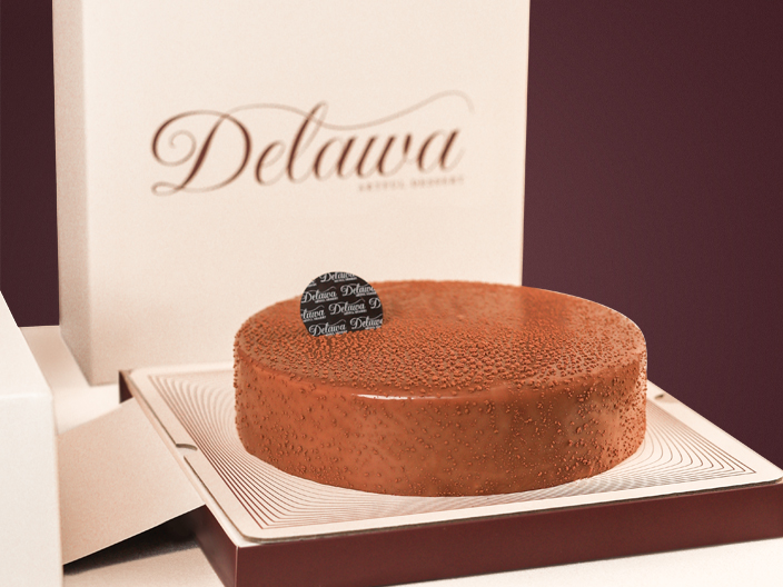 Midnight Brûlée Cake